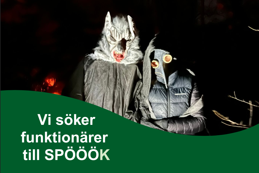 Vi söker spöken och funktionärer till SPÖÖÖK